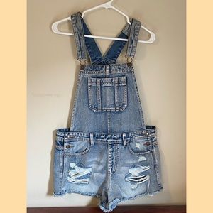 Denim Shorts Overalls Size 29